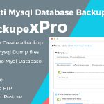 Professional Mysql Database Backup & Restore Script – Multi Database Backup – DbackupeX Pro