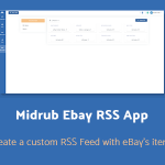 Midrub Ebay RSS – Create RSS Feeds with Ebay’s Products