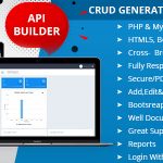 CRUD Generator and API Builder Pro + Advance Login, User Management