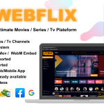 WebFlix – Movies – TV Series – Live TV Channels – Subscription