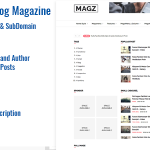 Magazine News & Blog Script – SM Multisite